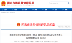 予；组织对本辖区食物出产运营企业的次要担任